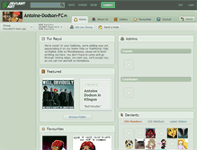 Tablet Screenshot of antoine-dodson-fc.deviantart.com