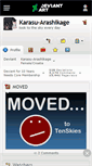 Mobile Screenshot of karasu-arashikage.deviantart.com