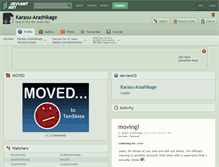 Tablet Screenshot of karasu-arashikage.deviantart.com