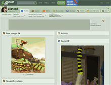 Tablet Screenshot of allanced.deviantart.com