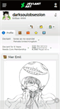 Mobile Screenshot of darksoulobsession.deviantart.com