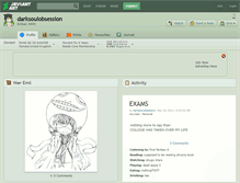 Tablet Screenshot of darksoulobsession.deviantart.com