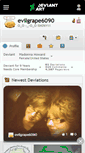 Mobile Screenshot of evilgrape6090.deviantart.com