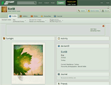 Tablet Screenshot of ecesb.deviantart.com