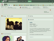 Tablet Screenshot of kalifa.deviantart.com