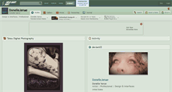 Desktop Screenshot of donellejenae.deviantart.com