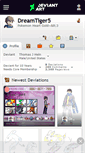 Mobile Screenshot of dreamtiger5.deviantart.com