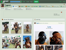 Tablet Screenshot of fragrach.deviantart.com