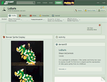 Tablet Screenshot of loduris.deviantart.com