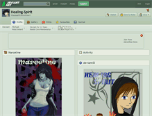 Tablet Screenshot of healing-spirit.deviantart.com