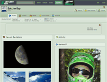 Tablet Screenshot of butcherbay.deviantart.com