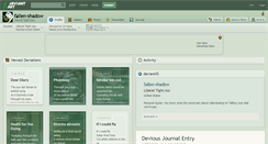 Desktop Screenshot of fallen-shadow.deviantart.com