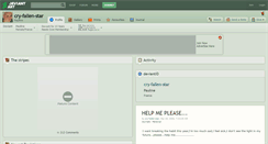 Desktop Screenshot of cry-fallen-star.deviantart.com