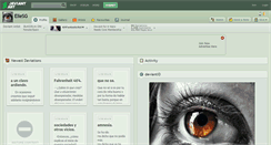 Desktop Screenshot of ellesg.deviantart.com