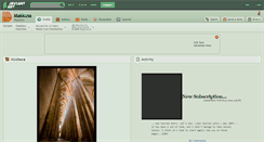 Desktop Screenshot of makkusa.deviantart.com