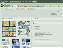 Tablet Screenshot of fionacat.deviantart.com