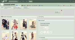 Desktop Screenshot of crescendo-symbol.deviantart.com