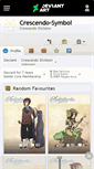 Mobile Screenshot of crescendo-symbol.deviantart.com