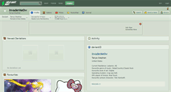 Desktop Screenshot of invaderme0w.deviantart.com