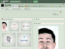 Tablet Screenshot of dzwonek.deviantart.com