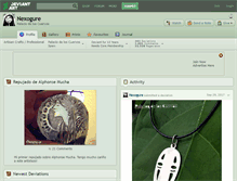Tablet Screenshot of nexogure.deviantart.com