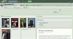 Desktop Screenshot of fallenangelx5433.deviantart.com