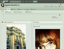 Tablet Screenshot of hopeless-romantic-xo.deviantart.com