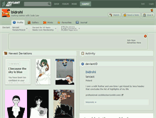 Tablet Screenshot of bidrohi.deviantart.com
