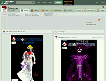 Tablet Screenshot of ectozone.deviantart.com