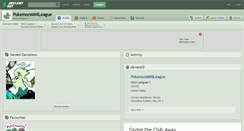 Desktop Screenshot of pokemonminileague.deviantart.com