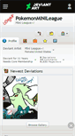 Mobile Screenshot of pokemonminileague.deviantart.com