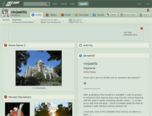 Tablet Screenshot of ninjaskillz.deviantart.com