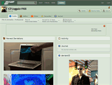 Tablet Screenshot of icpjuggalo1988.deviantart.com