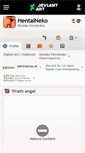 Mobile Screenshot of hentaineko.deviantart.com