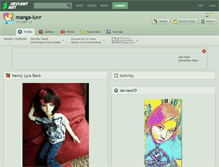 Tablet Screenshot of manga-luvr.deviantart.com