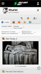 Mobile Screenshot of ithuriel.deviantart.com