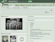 Tablet Screenshot of ithuriel.deviantart.com