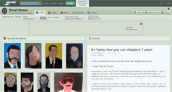 Desktop Screenshot of donal-obreen.deviantart.com
