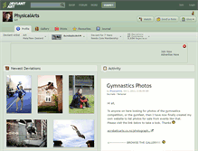 Tablet Screenshot of physicalarts.deviantart.com