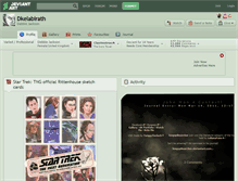 Tablet Screenshot of dkelabirath.deviantart.com