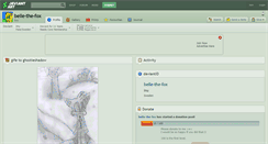 Desktop Screenshot of belle-the-fox.deviantart.com