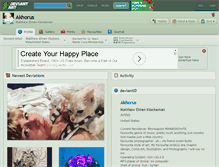 Tablet Screenshot of akhorus.deviantart.com