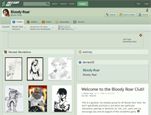 Tablet Screenshot of bloody-roar.deviantart.com