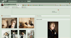 Desktop Screenshot of deviousagatsumasoubi.deviantart.com