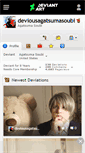 Mobile Screenshot of deviousagatsumasoubi.deviantart.com