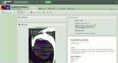 Desktop Screenshot of crystalcry-comic.deviantart.com