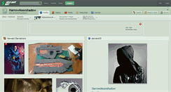 Desktop Screenshot of harrowmoonshadow.deviantart.com