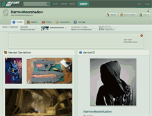 Tablet Screenshot of harrowmoonshadow.deviantart.com