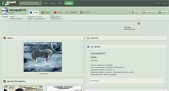 Desktop Screenshot of necropolis19.deviantart.com