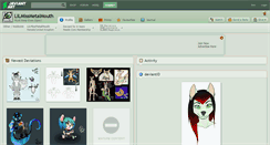 Desktop Screenshot of lilmissmetalmouth.deviantart.com